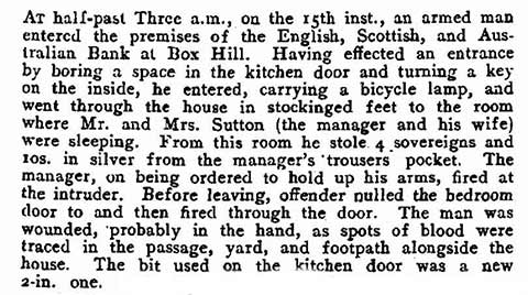 Robbery 1910.
